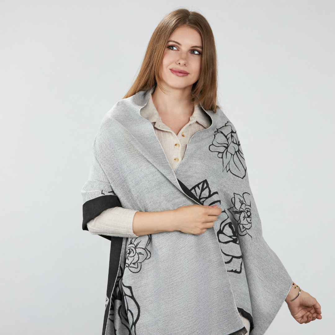 Exclusive Floral Pashmina
