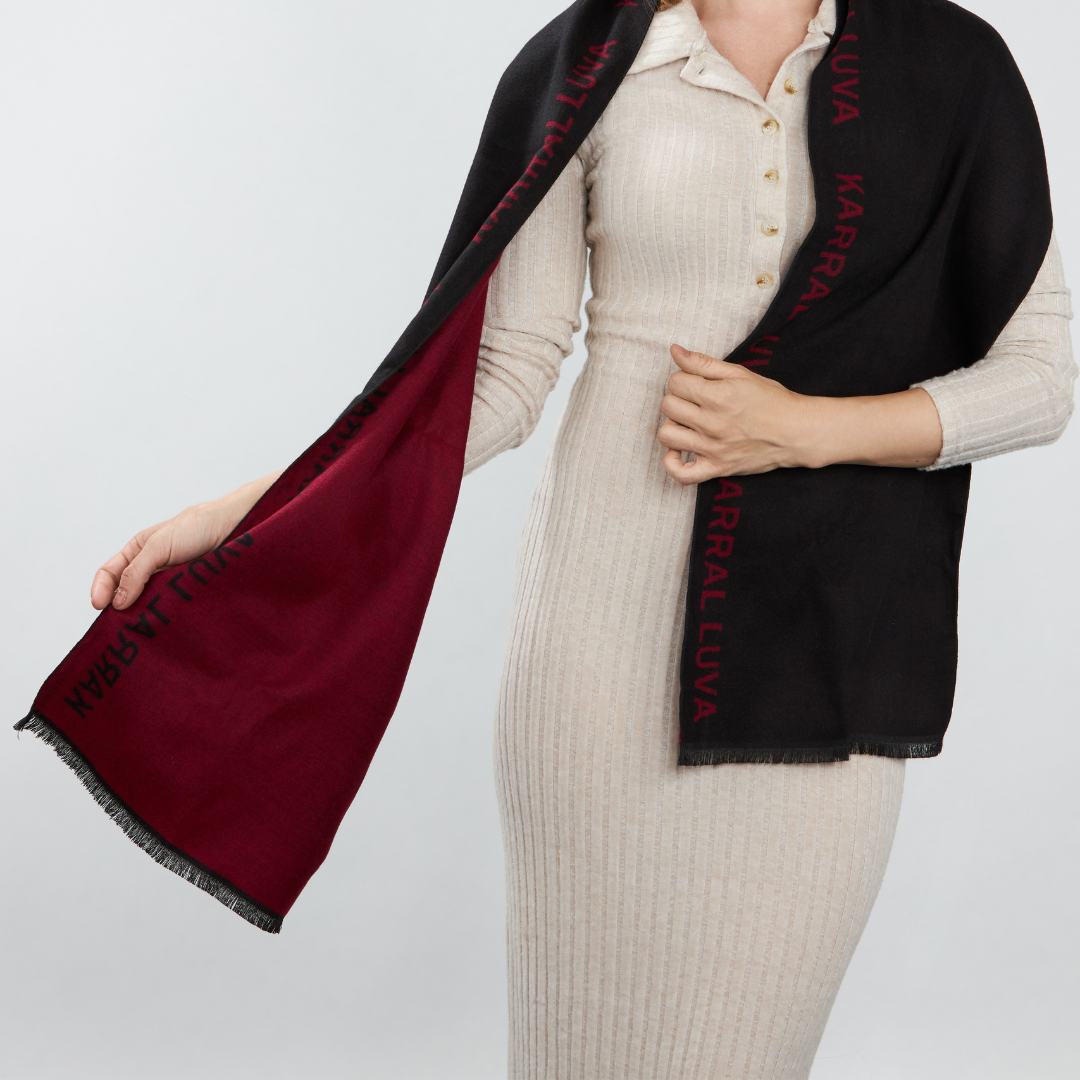 Wool Reversible Scarf