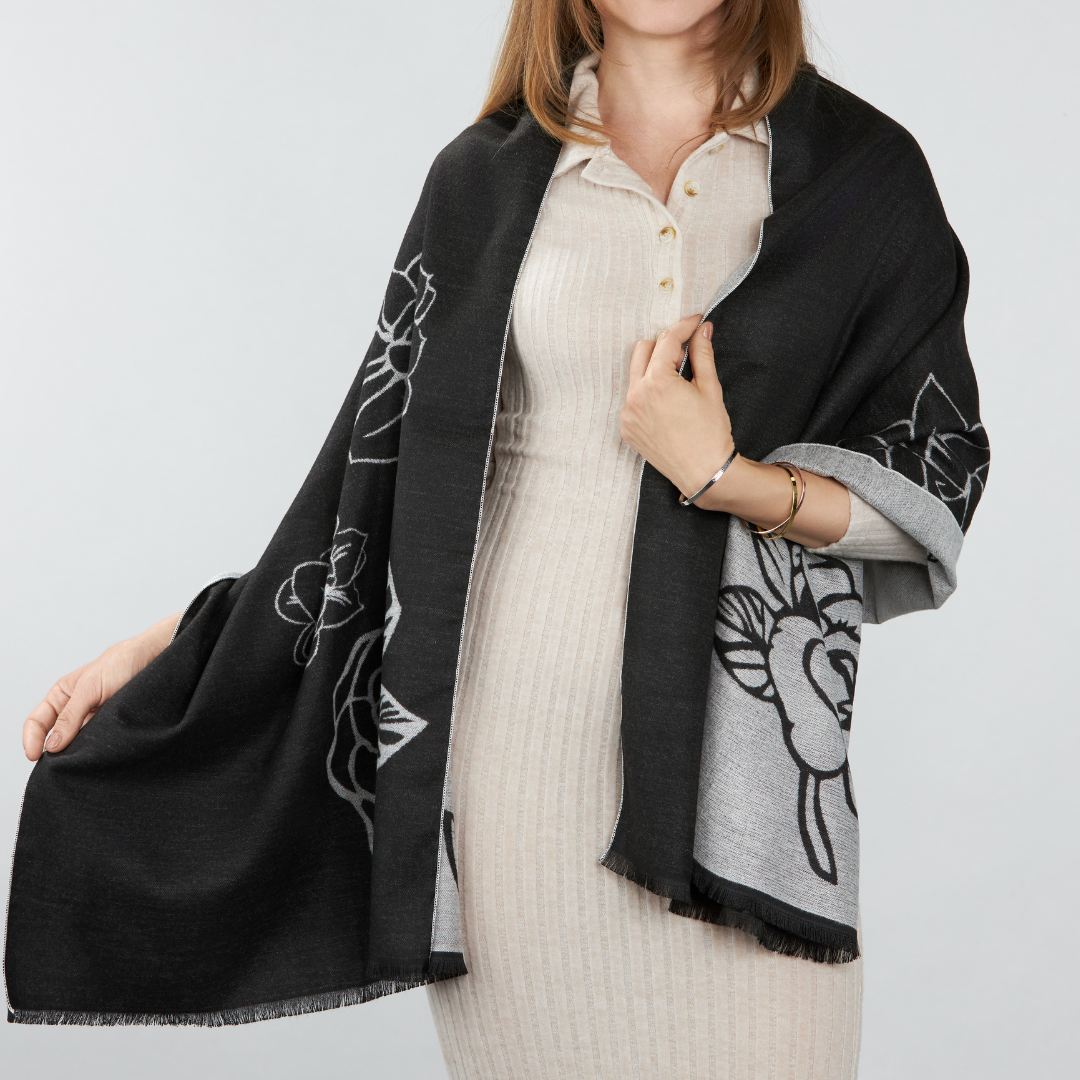 Exclusive Floral Pashmina